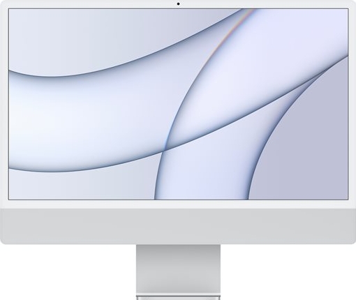 Apple iMac Apple M 61 cm (24") 4480 x 2520 Pixels 8 GB 256 GB SSD Alles-in-één-pc macOS Big Sur Wi-Fi 6 (802.11ax) Zilver