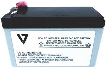 V7 RBC2- -1E - UPS-batterij (gelijk aan: APC RBC2) - 1 x batterij -