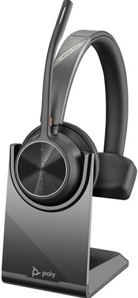 POLY Voyager 4300 UC Series 4310 - Headset - op oor - Bluetooth -