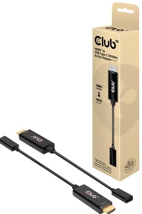 CLUB3D Club 3D - Videoadapter - HDMI male naar USB-C female - 22 cm
