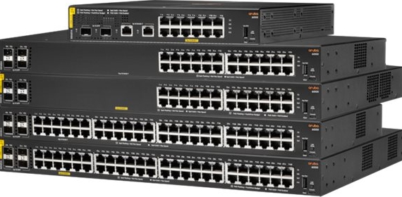 Hewlett Packard Enterprise Aruba 6000 24G Class4 PoE 4SFP 370W Managed L3 Gigabit Ethernet (10/100/1000) Power over Ethernet (PoE) 1U