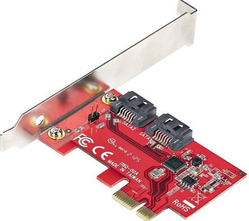 STARTECH .com SATA PCIe Card, 2 Port PCIe SATA Expansion card, 6Gbps