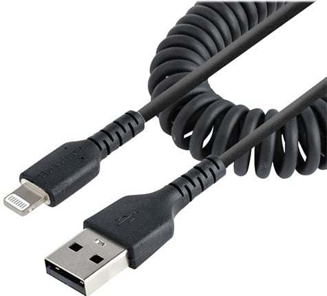StarTech.com 1m USB A naar Lightning Kabel, Zwart, MFi Gecertificeerd,