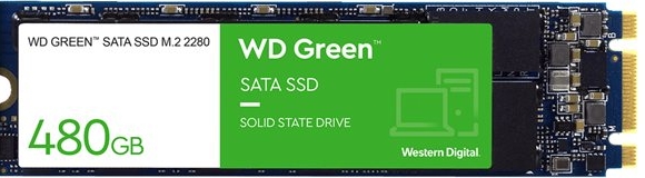 WESTERN DIGITAL WD Green WDS480G3G0B - Solid state drive - 480 GB -