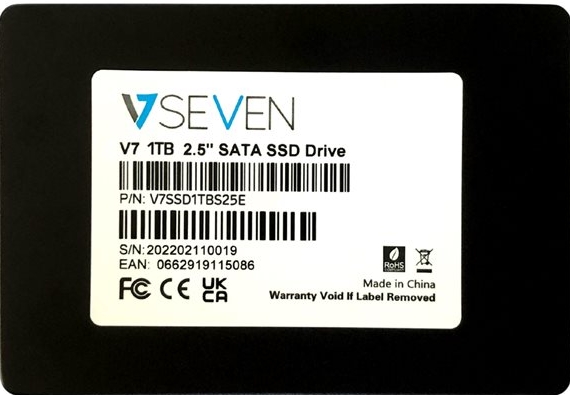 V7 V7SSD1TBS25E, 1000 GB, 2.5", 6 Gbit/s