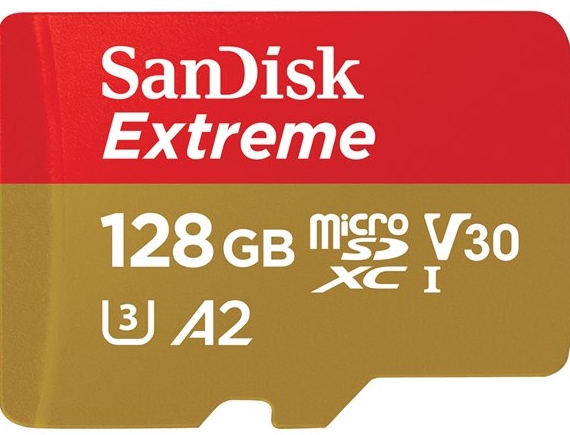SanDisk Extreme - Flashgeheugenkaart (microSDXC-naar-SD-adapter
