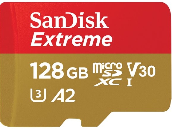 SanDisk Extreme - Flashgeheugenkaart (microSDXC-naar-SD-adapter