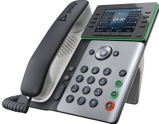 Poly Edge E320 - VoIP-telefoon met nummerherkenningwachtstand