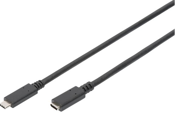 Digitus AK-300210-020-S USB-kabel 2 m USB 2.0 USB C Zwart