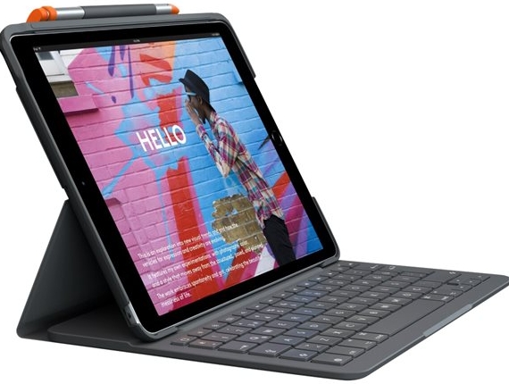 Logitech Slim Folio - Tablettoetsenbord - Geschikt voor iPad (10 gen) - FR Azerty