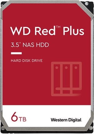 WD Red Plus WD60EFPX - Vaste schijf