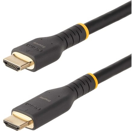 StarTech.com 10m Actieve HDMI Kabel met Ethernet - HDMI 2.0 4K 60Hz UHD - Robuuste HDMI Kabel met Aramidevezels - Duurzame High Speed HDMI Kabel - Heavy-Duty HDMI 2.0 Kabel (RH2A-1