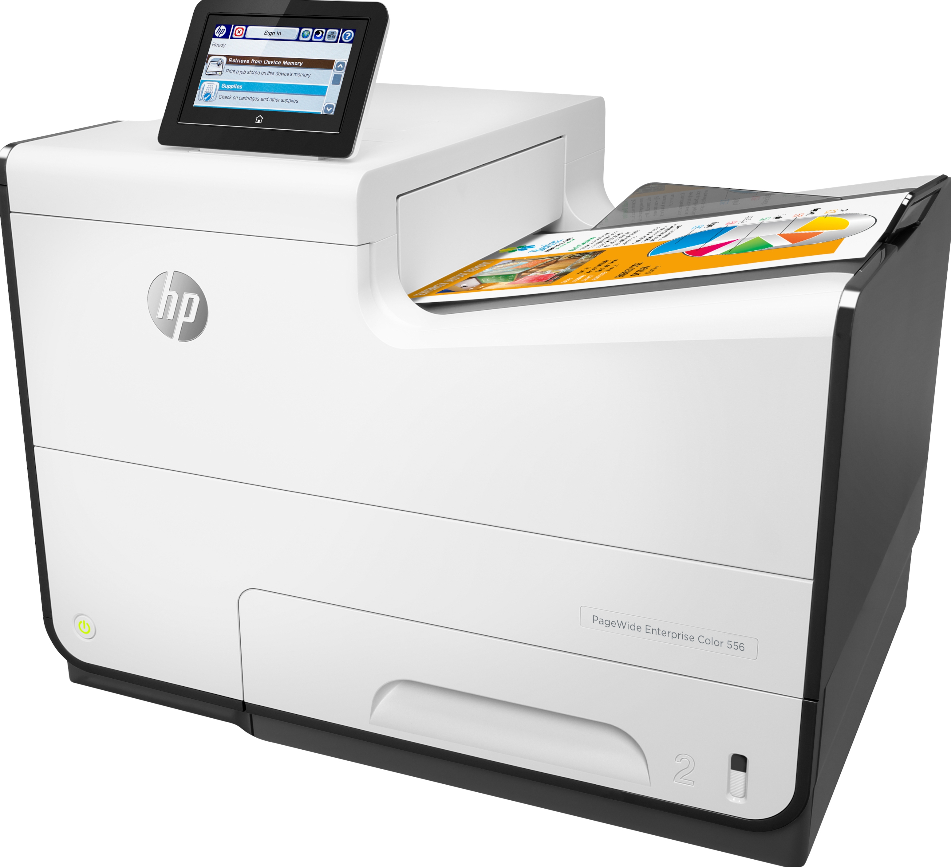 HP PageWide Enterprise Color 556dn - Printer