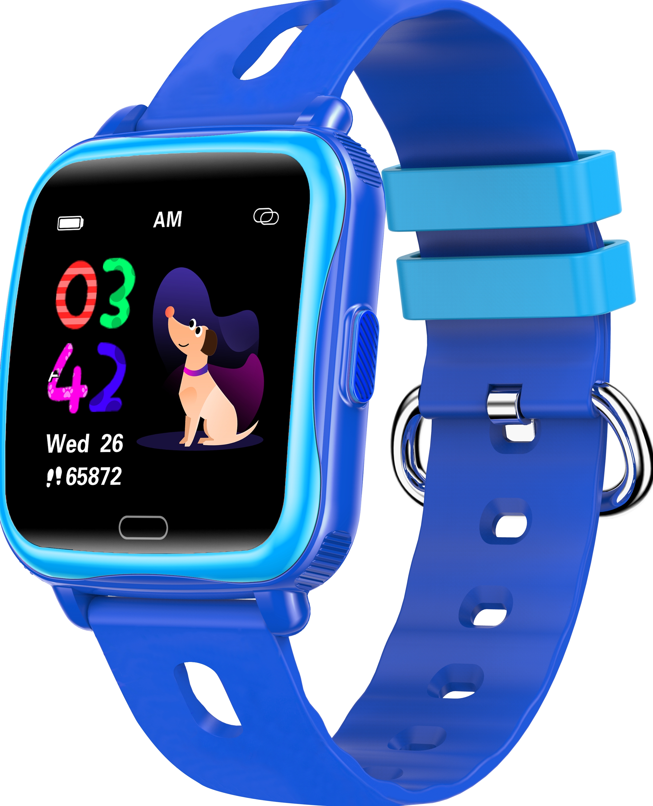 Denver Smartwatch Kinderen - Stappenteller & Afstandmeter - Bellen/SMS - Slaapactiviteit - 1.4'' Display - Hartslag, Bloeddrukmeter, Sportmodus - SWK110BU