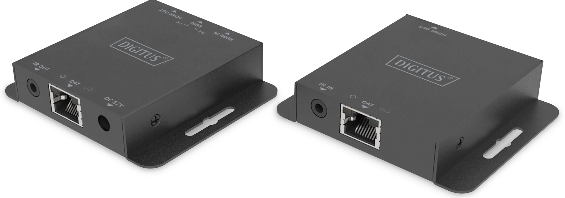 DIGITUS 4K HDMI Extender Set USB 1.4 70m schwarz