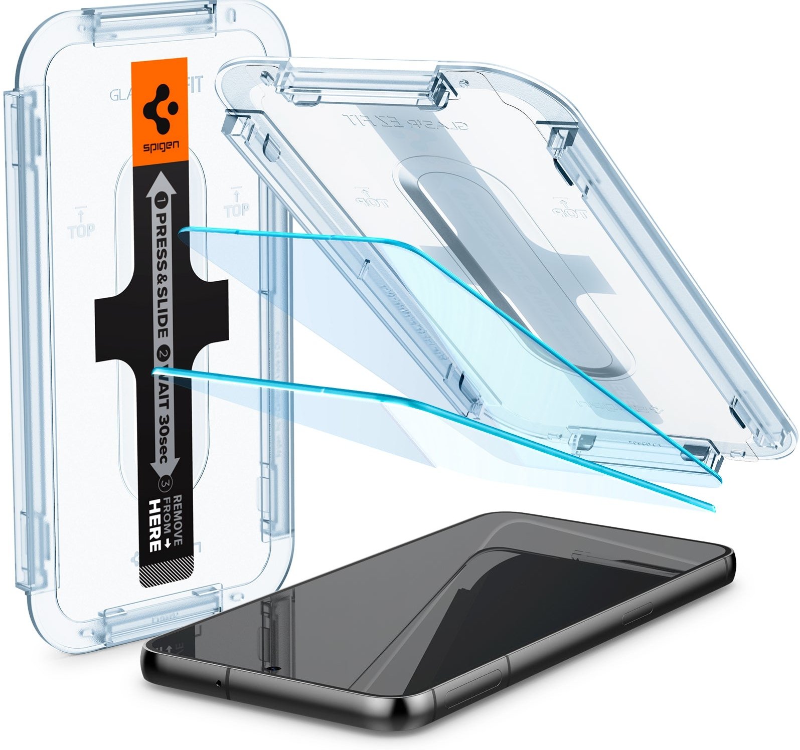 Spigen Glas.tR EZ Fit Samsung Galaxy S23 Screen Protector (2-Pack)