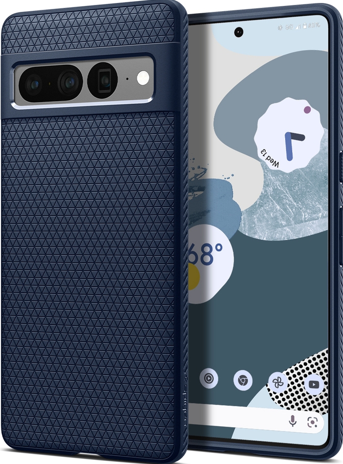Spigen Liquid Air Google Pixel 7 Pro Hoesje Back Cover Blauw