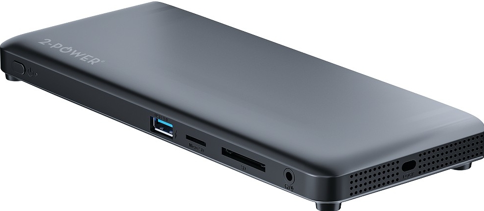 USB-C Triple Display 100W PD 4K MST Dock includes power cable. For