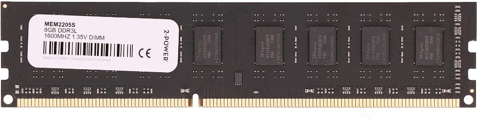 8GB DDR3L 1600MHz 1.35V DIMM