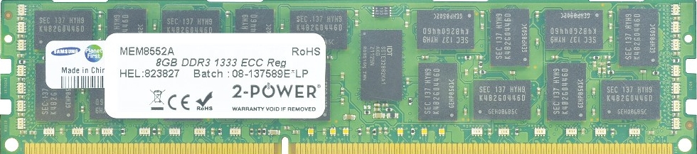 8GB DDR3 1333MHz ECC RDIMM 2Rx4 LV