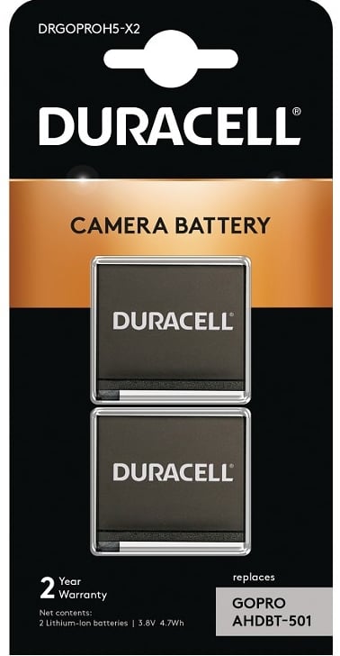 Camera Battery 3.8V 1250mAh (Pack of 2)