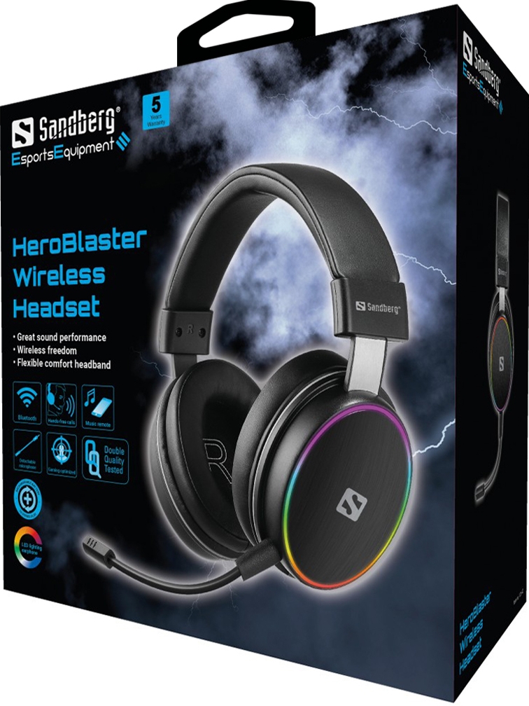 Sandberg HeroBlaster Wireless Headset