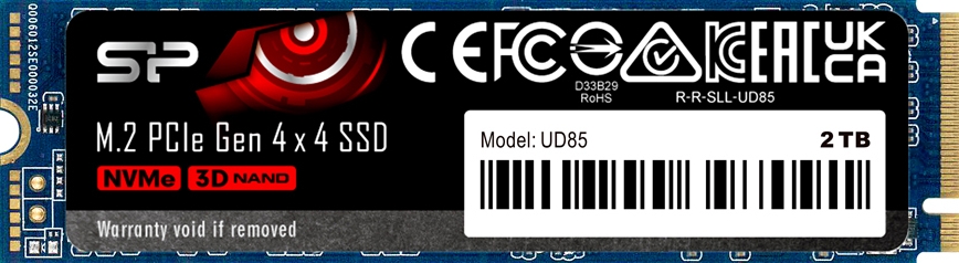 SSD 250GB Silicon Power PCI-E UD85 Gen 4x4 NVMe