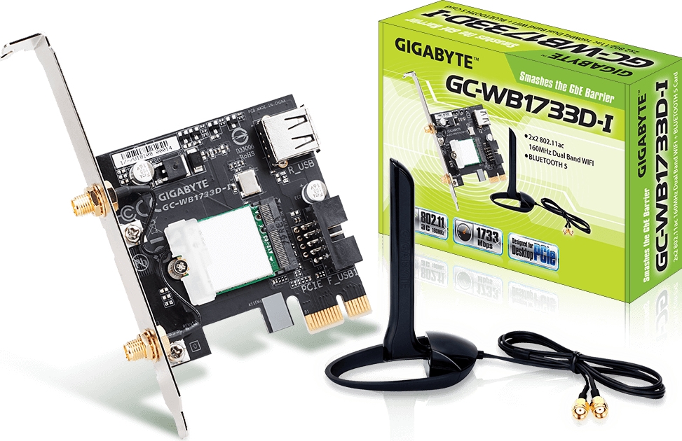Gigabyte GC-WB1733D-I - Draadloze netwerkadapter