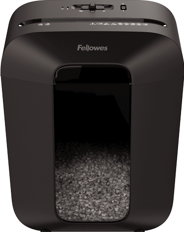 Fellowes Papierversnipperaar LX41 - Mini-Cut papiervernietiger - 8 Vel - Zwart