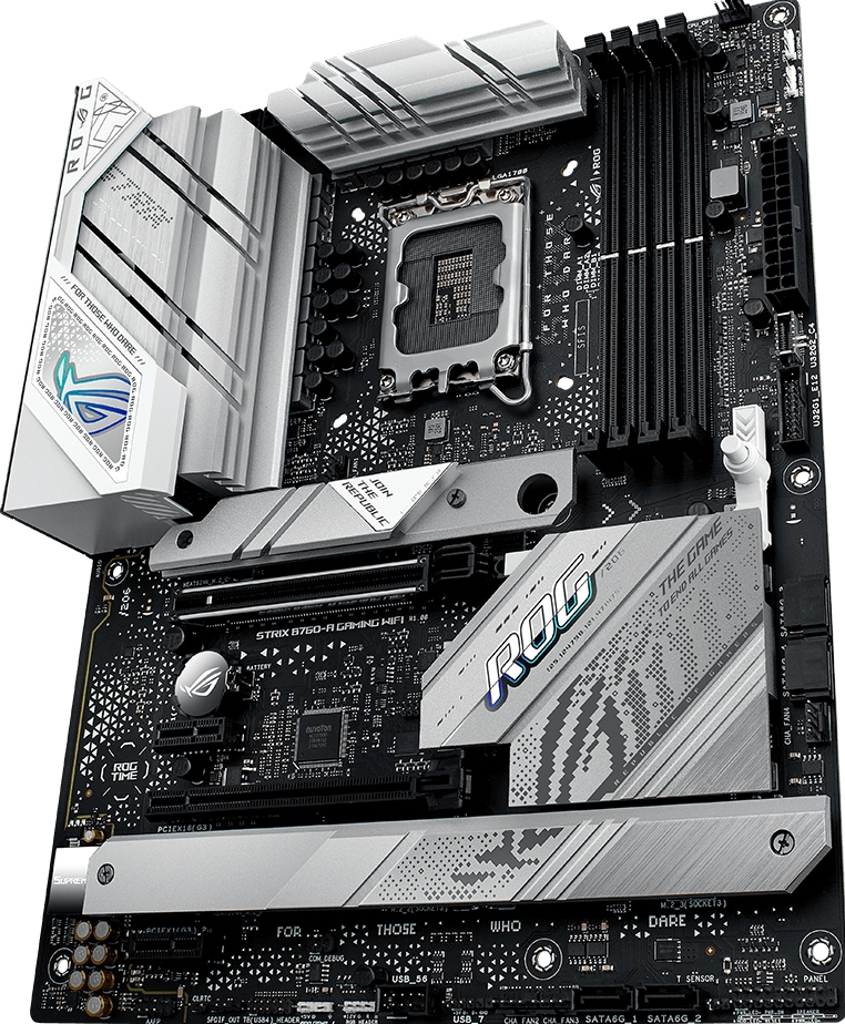 MB ASUS Intel 1700 ROG STRIX B760-A GAMING WIFI ATX, 4xD5 4xSATA 3xM.2