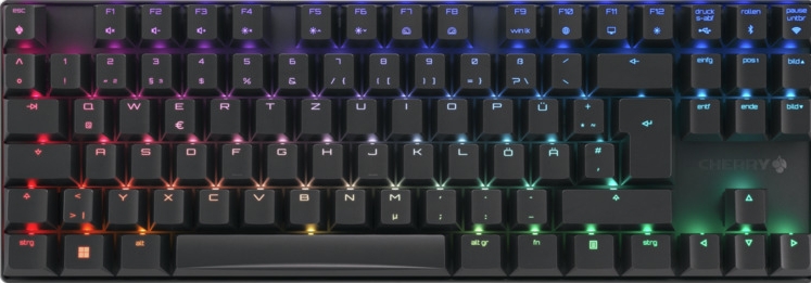 CHERRY TAS MX 8.2 TKL Wireless RGB DE-Layout sw MX BROWN