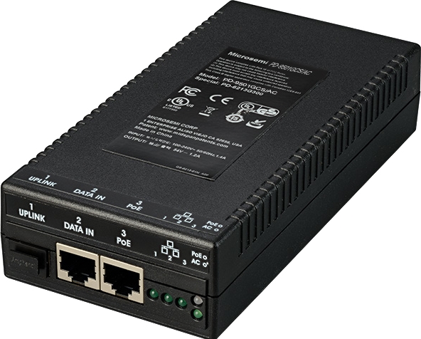 1 port 60W IEEE 802.3bt Type-3 PoE media