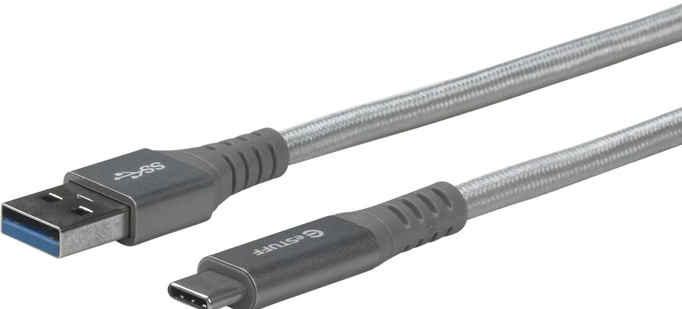 USB-C - A Cable 1m Grey USB-C Male
