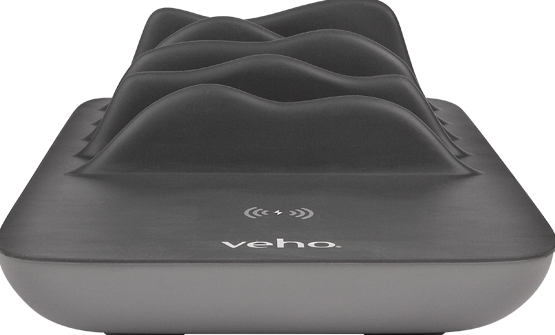 Veho TA-7 4 port USB hub with Qi fast charging pad
