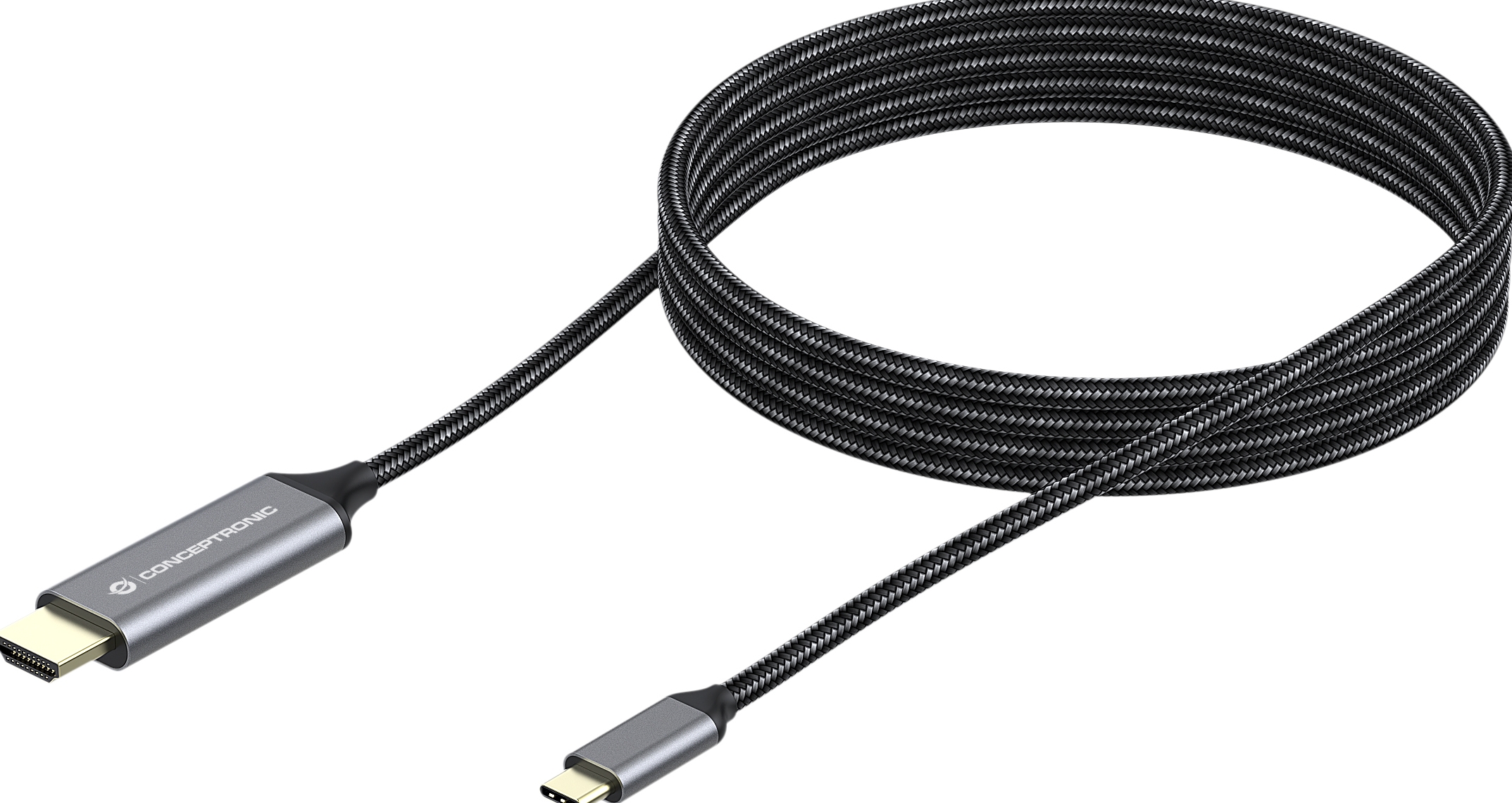 CONCEPTRONIC Kabel USB-C -> HDMI 4K60Hz 2.00m sw
