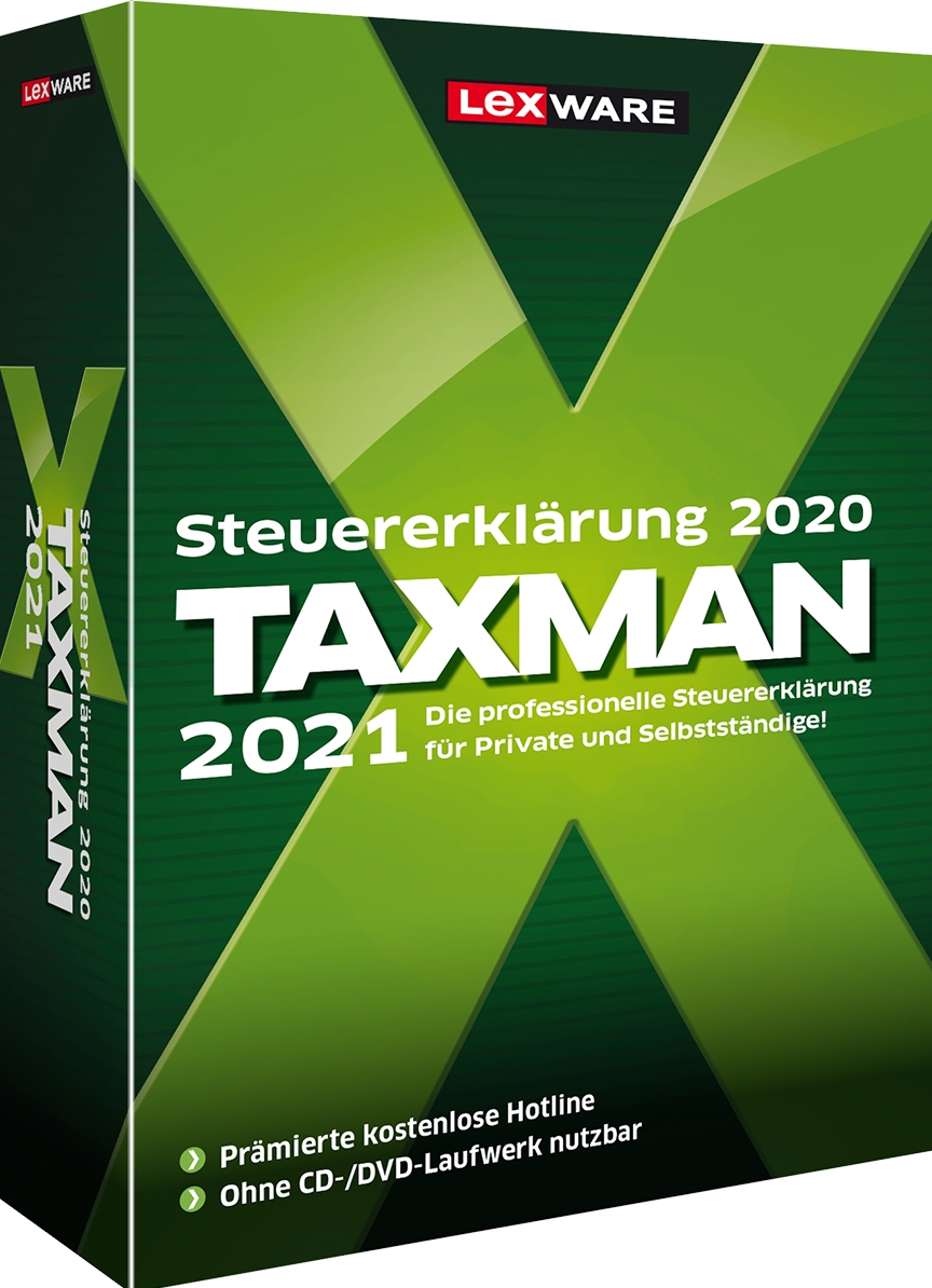 Lexware ESD TAXMAN 2021 voor SelbststÃ¤ndige Download