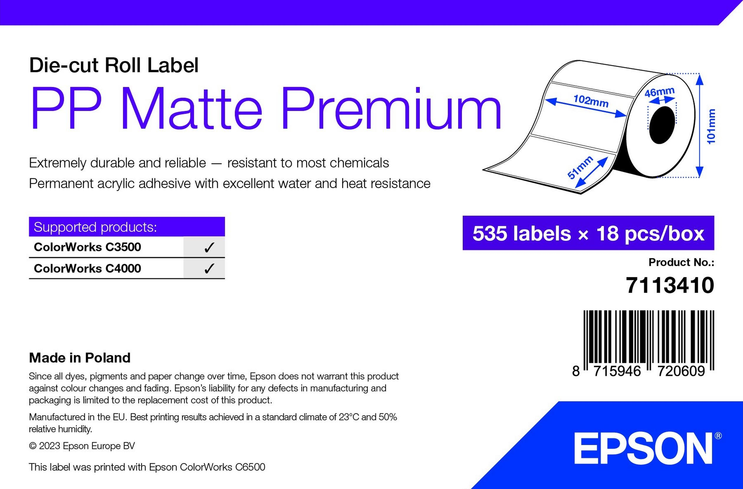 Epson Premium - Polypropyleen (PP)