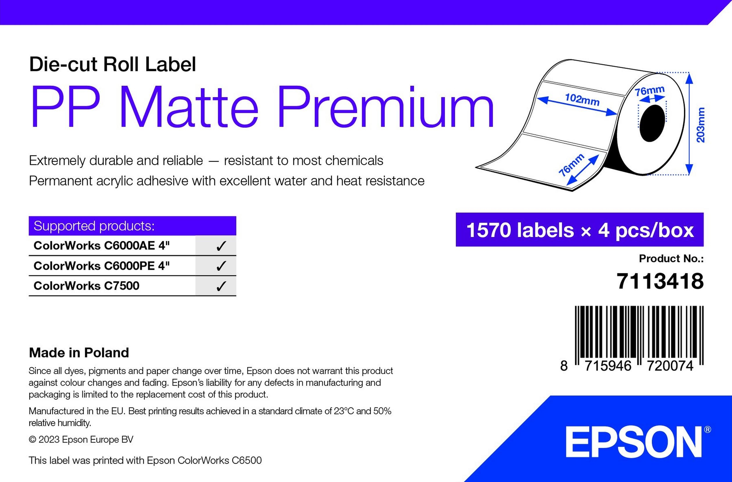 Epson Premium - Polypropyleen (PP)