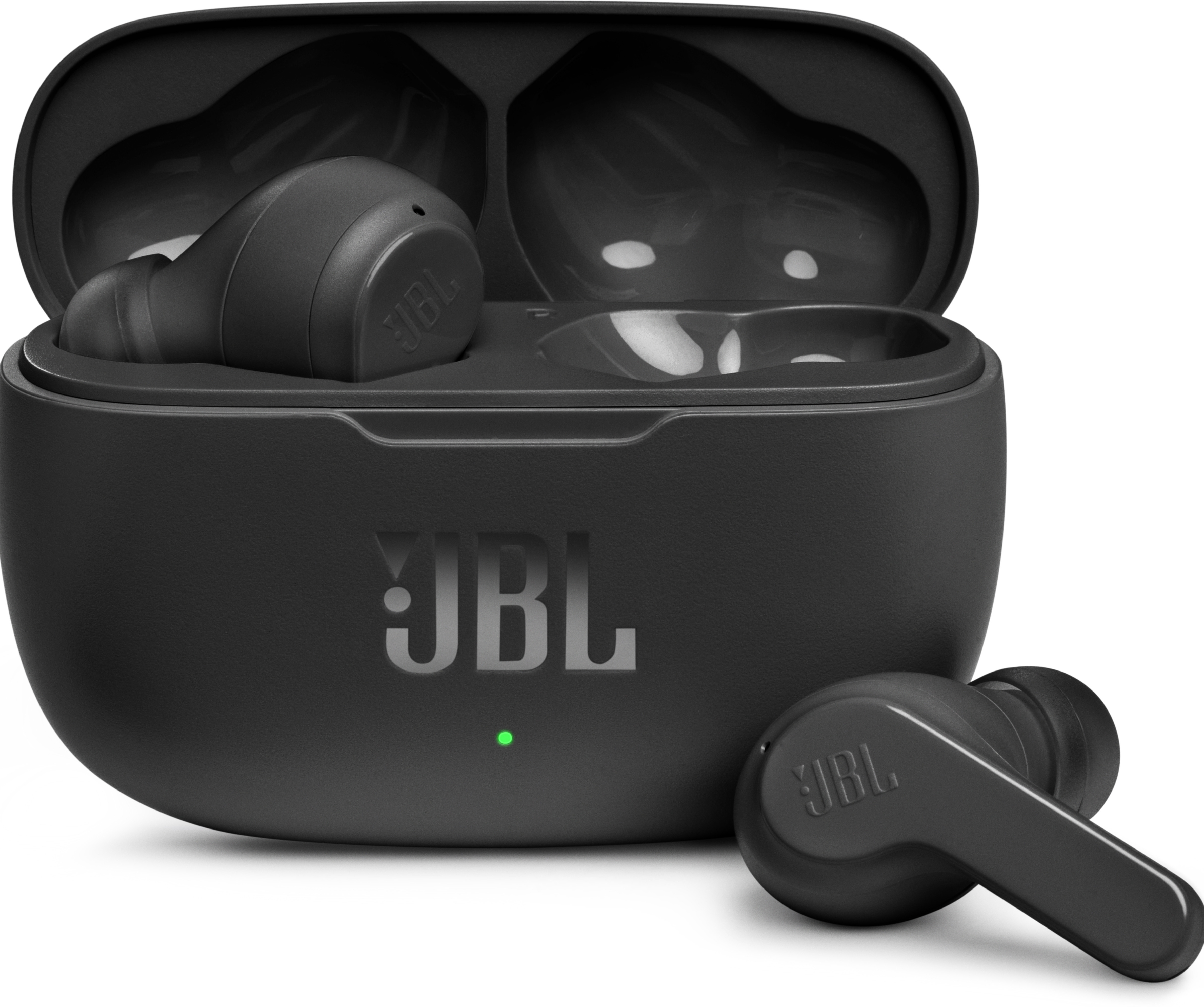 JBL draadloze in-ear oordopjes Wave 200TWS (Zwart)
