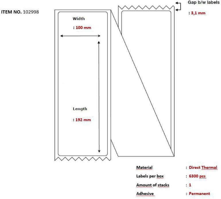 Capture Permanent. Fanfold. 6300