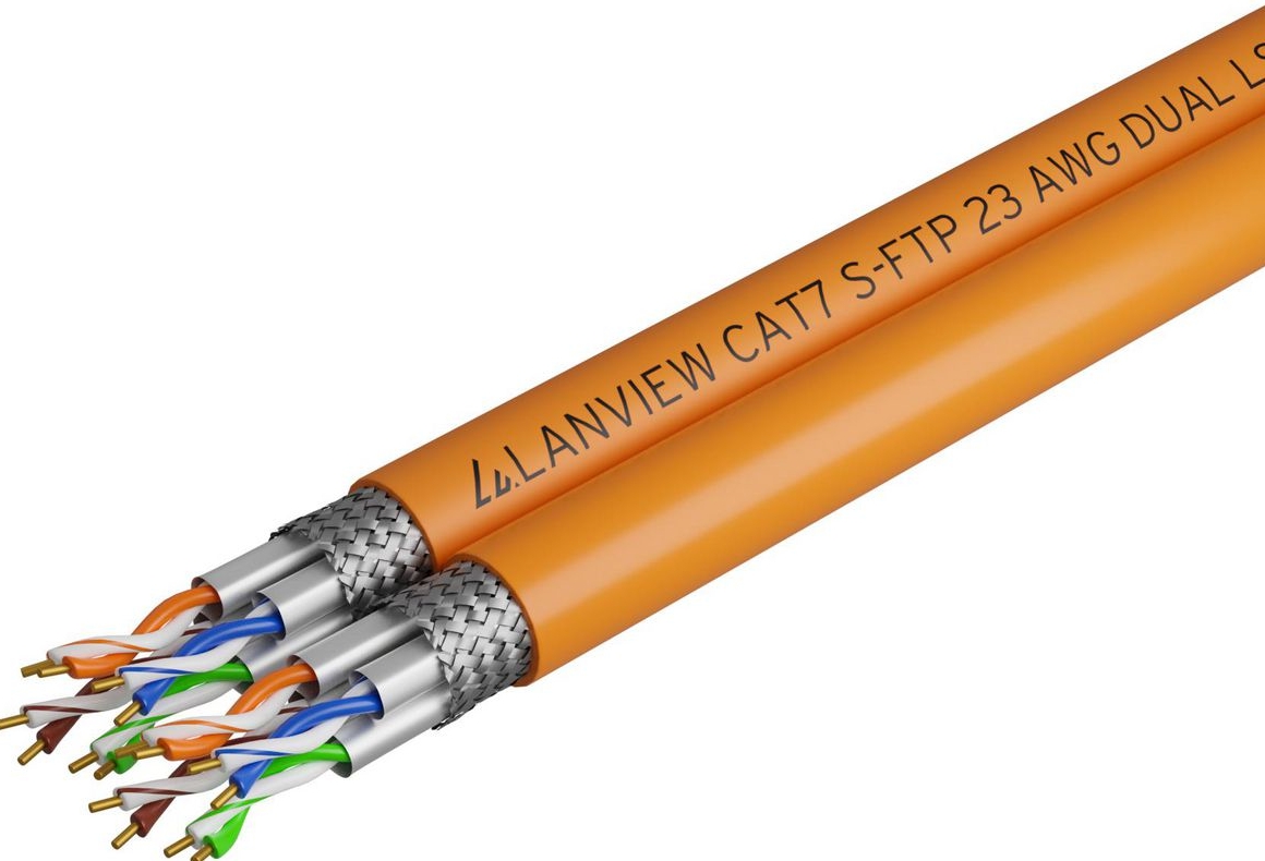 Lanview 2x(4x2xAWG23) LSZH Orange