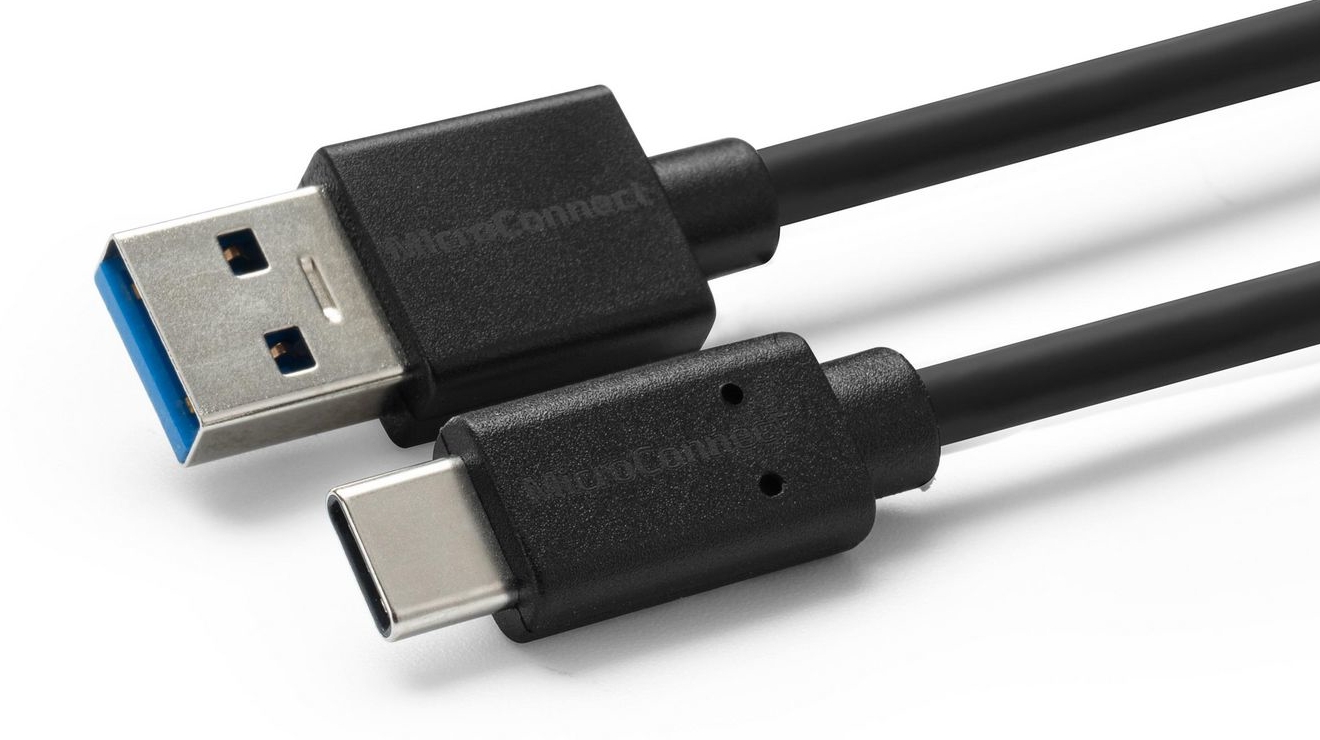 MicroConnect USB-C Gen2 - USB 3.0 A Black,