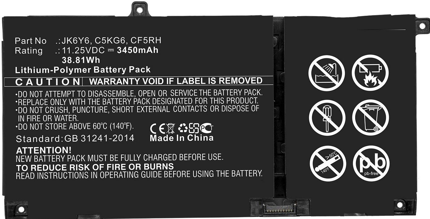 CoreParts 38.81Wh Li-Polymer 11.25V