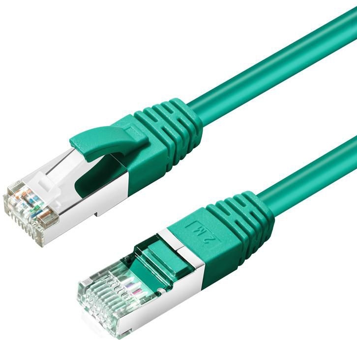 Microconnect MC-SFTP6A01G, 1 m, Cat6a, S/FTP (S-STP), RJ-45, RJ-45