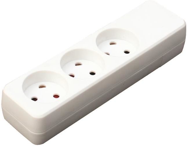 Garbot 3-way K Outlet. White