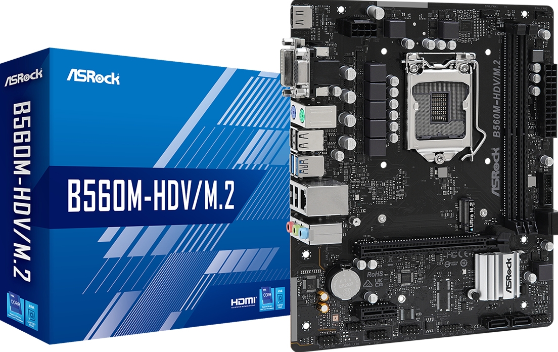 ASRock B560M-HDV/M.2 1200 mATX HDMI/DVI/VGA DDR4 retail