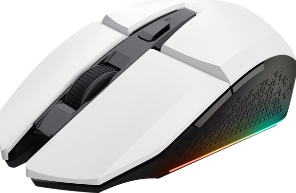 Trust GXT 110W Felox - Draadloze Gaming Muis - 4800 DPI - Verlichting - Wit