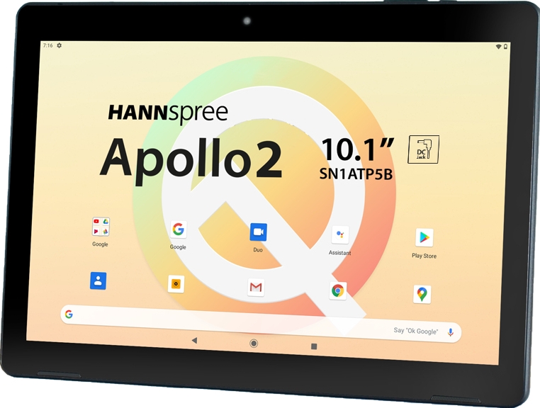Hannspree HANNSpad Apollo 2 32 GB 256 cm (10.1") Mediatek 3 GB Wi-Fi 5 (802.11ac) Android 10 Zwart