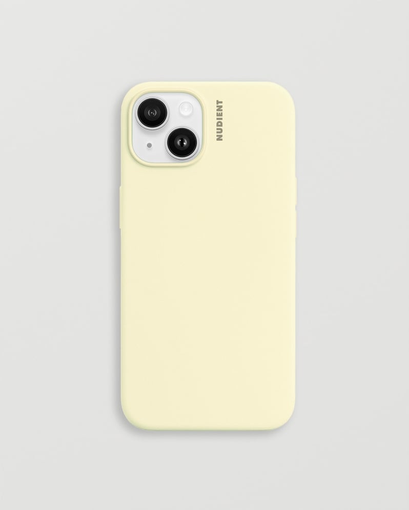 Nudient Base Case iPhone 14 Pale - Geel