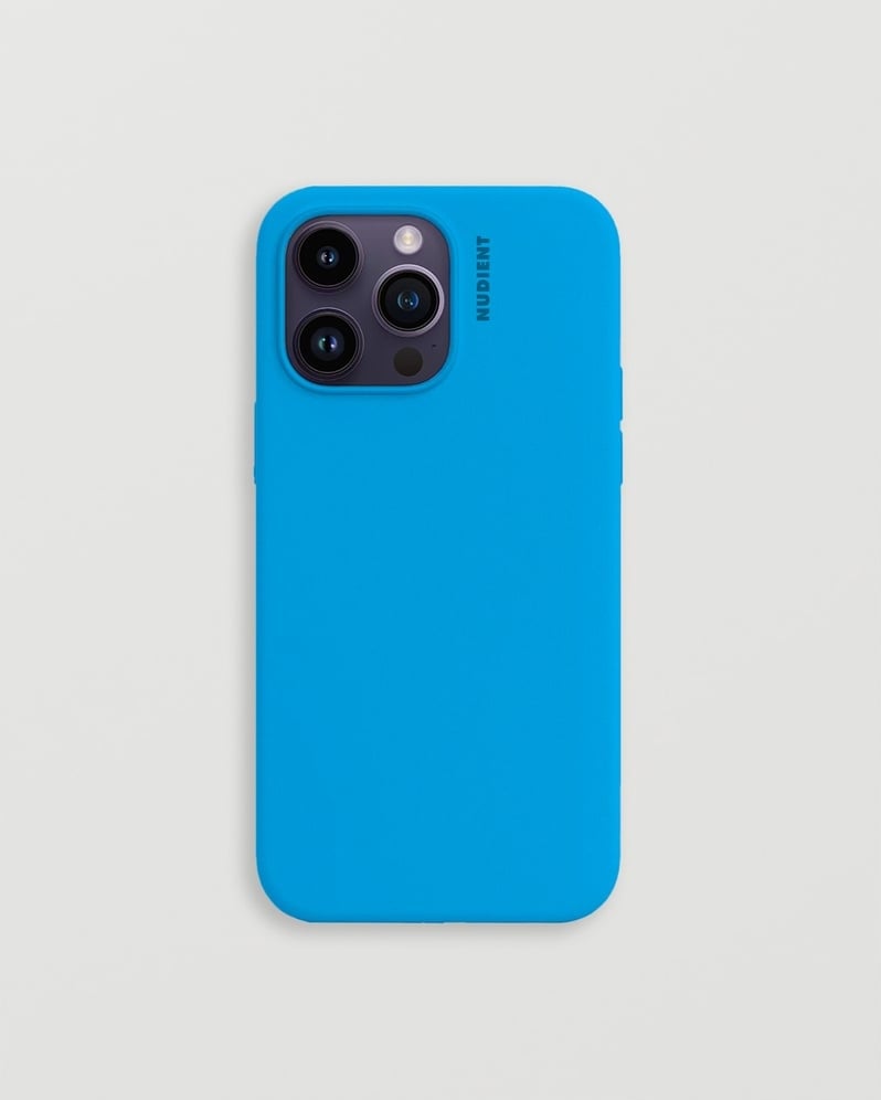 Nudient Base Case iPhone 14 Pro Vibrant - Blauw